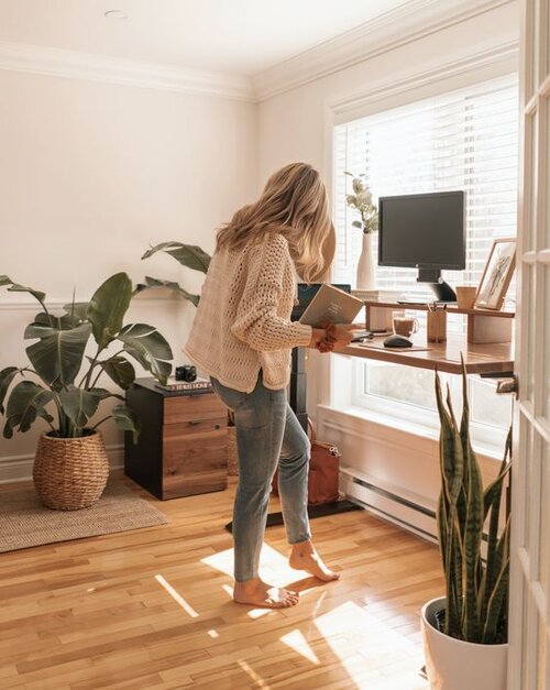 Office remodeling standing desk